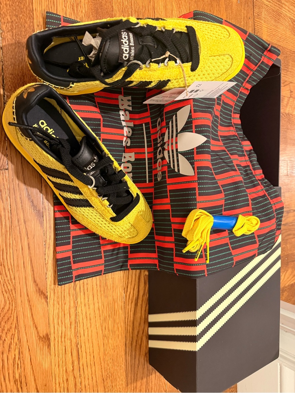 2024 Wales Bonner x adidas SL 76 'Yellow' Men’s 5/Womens 6.5